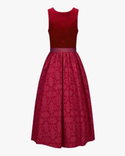 Wiesndirndl lang mit Schürze