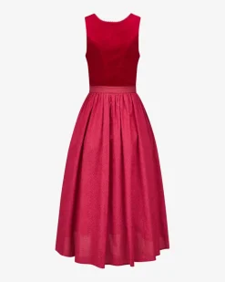 Wiesndirndl lang mit Schürze