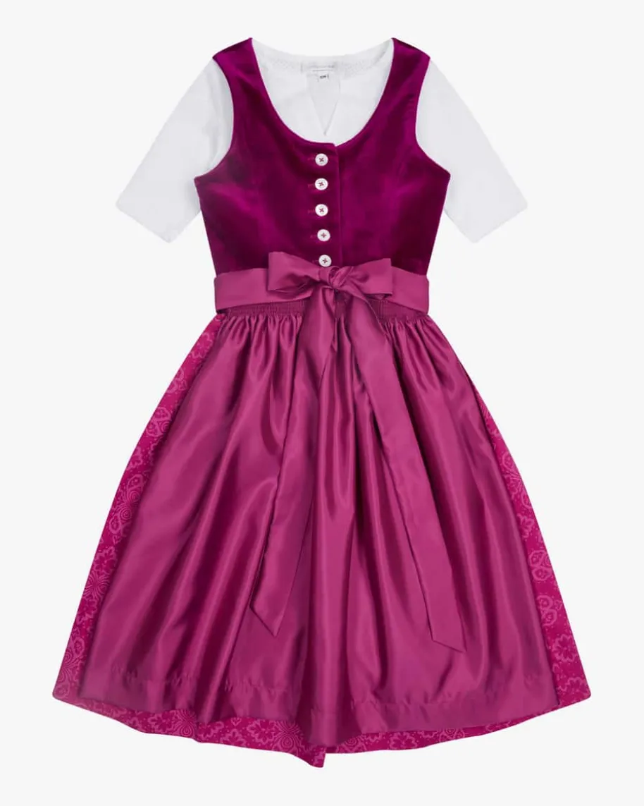 Wiesndirndl mit Bluse und Schürze