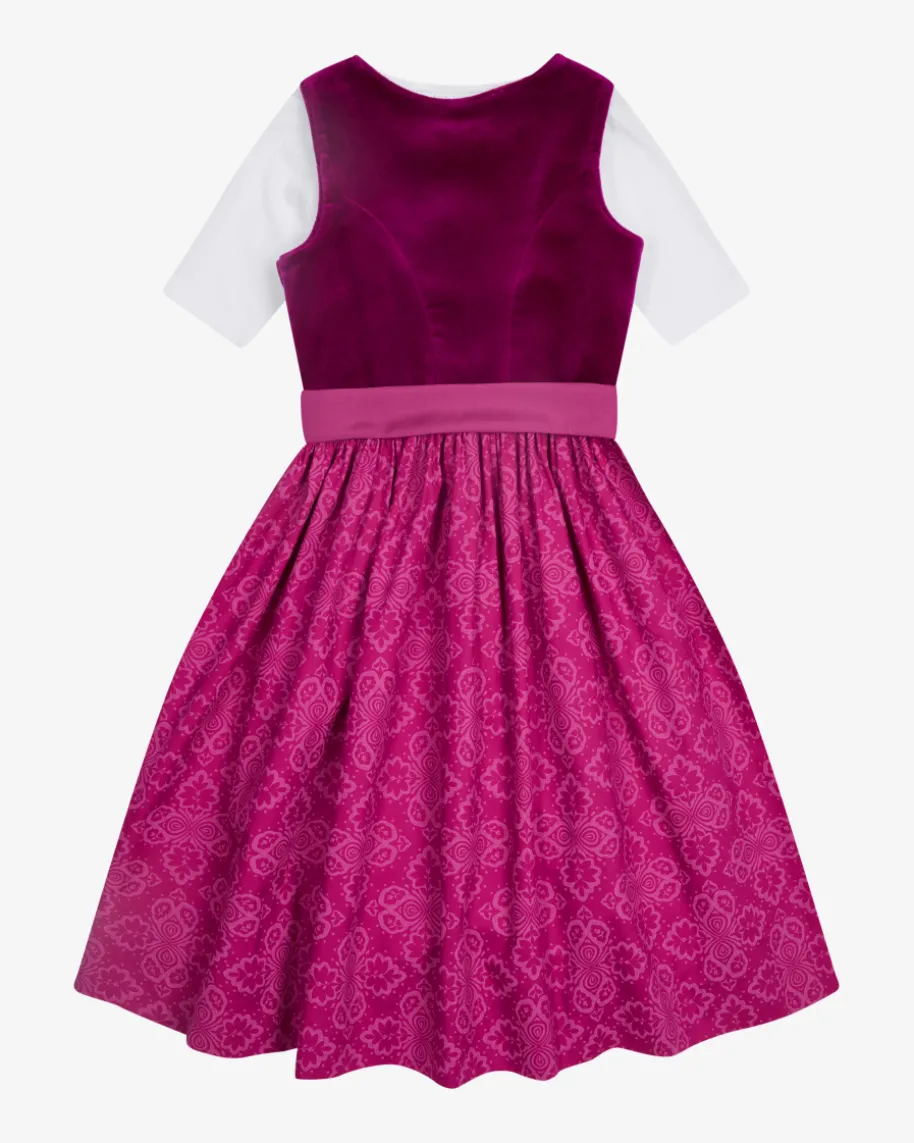 Wiesndirndl mit Bluse und Schürze