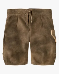 Wiesnlederhose aus Ziegenleder
