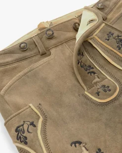 WL Lederhose kurz aus Hirschleder