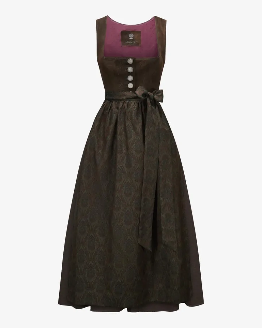 x LODENFREY Linderhof Dirndl lang mit Schürze