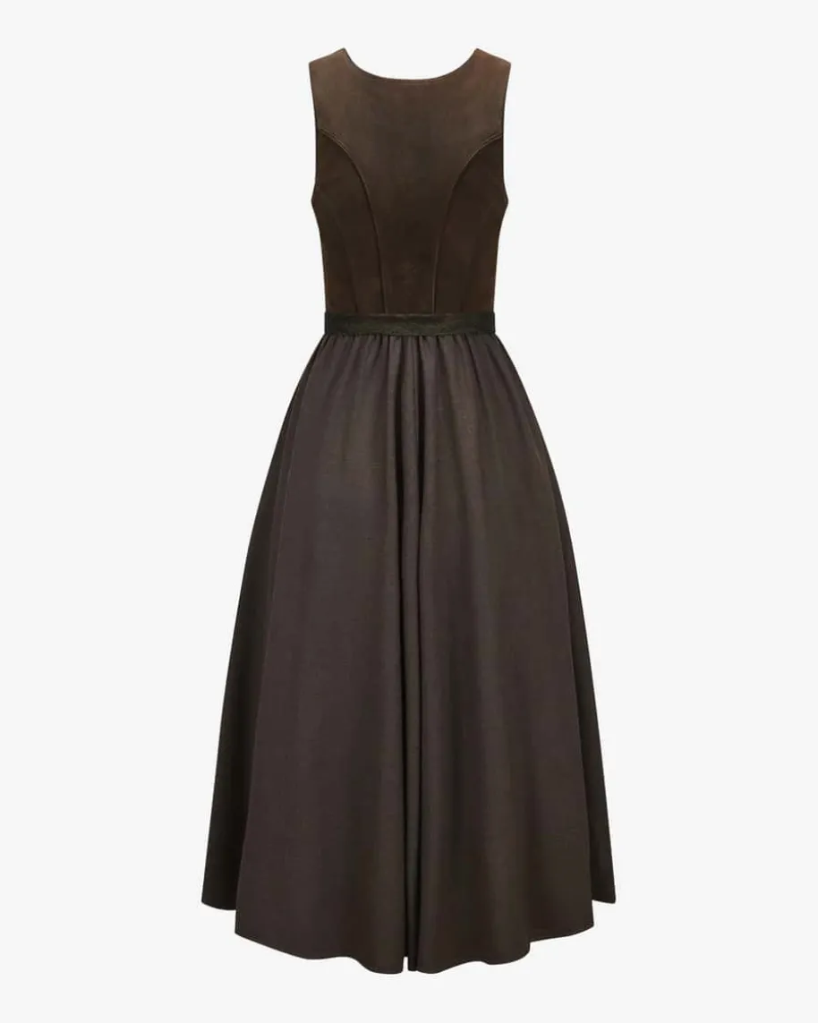 x LODENFREY Linderhof Dirndl lang mit Schürze