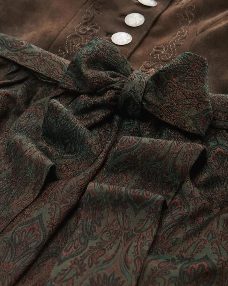 x LODENFREY Linderhof Dirndl lang mit Schürze