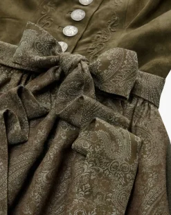 x LODENFREY Linderhof Dirndl lang mit Schürze