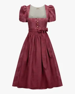 x LODENFREY Lorle Dirndl lang mit Schürze