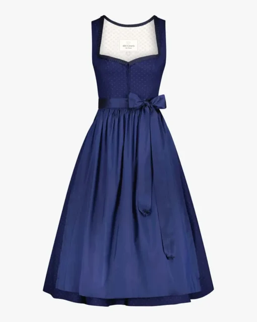 x LODENFREY Midi-Dirndl mit Seidenschürze