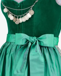 x LODENFREY Midi-Dirndl mit Seidenschürze