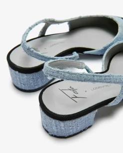 x LODENFREY Rosette Slingback-Pumps