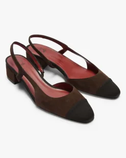 x LODENFREY Rosette Slingback-Pumps