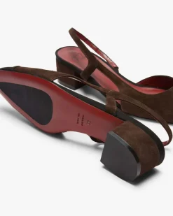 x LODENFREY Rosette Slingback-Pumps