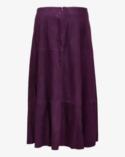 x LODENFREY Velourslederrock