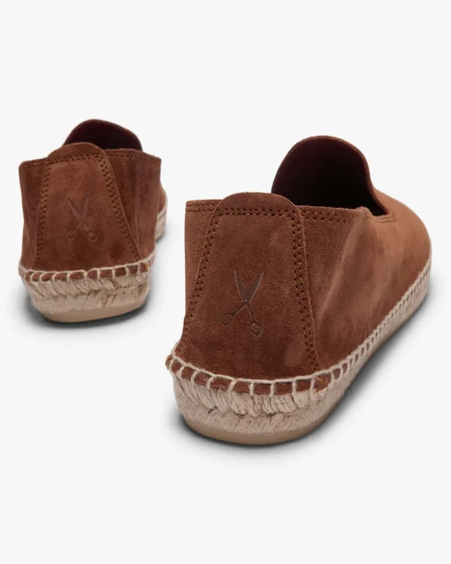 x Luca Rubinacci Flat Suede Espadrilles