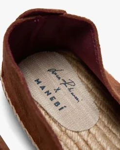 x Luca Rubinacci Flat Suede Espadrilles