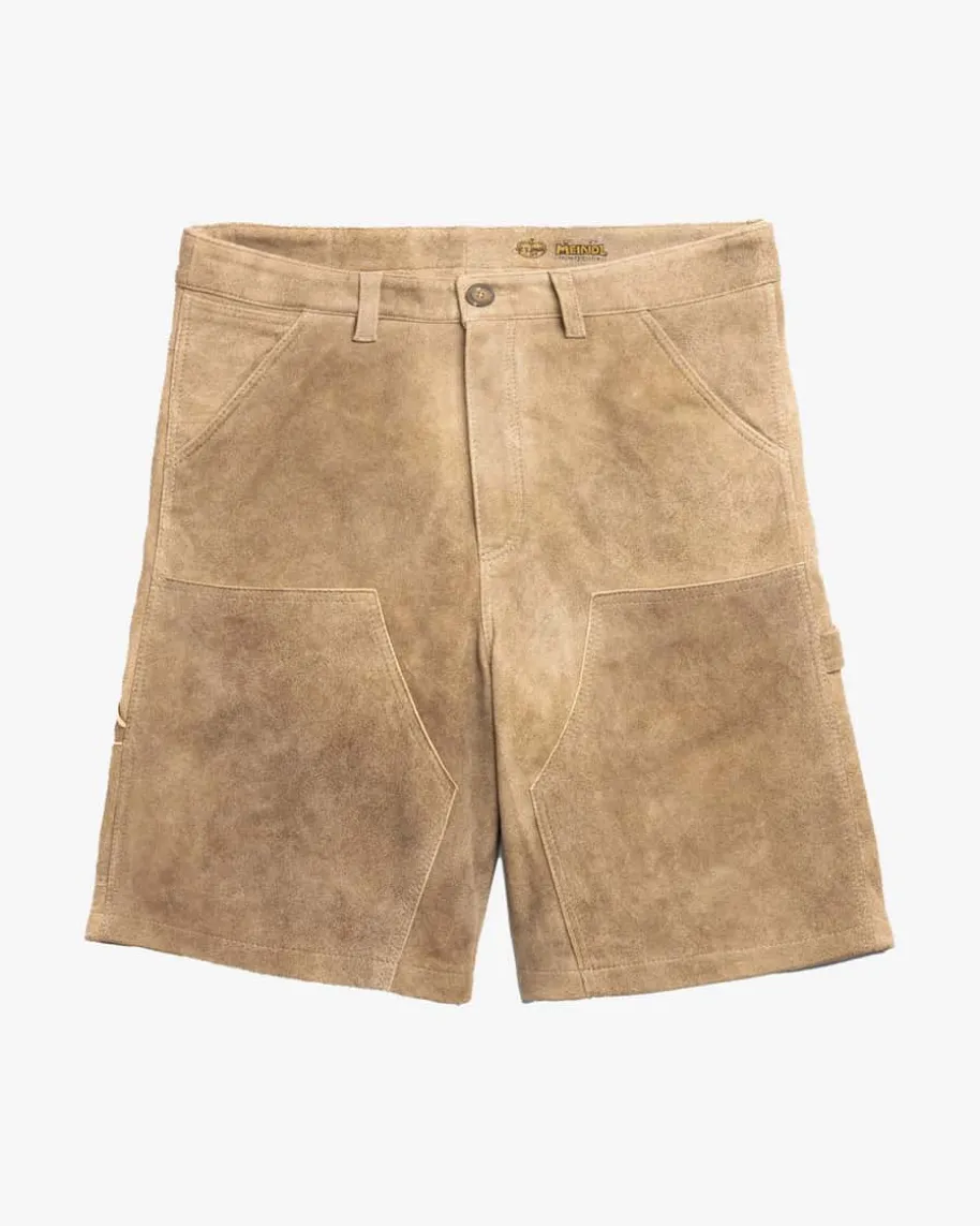 x Meindl Oktoberfest Lederhose kurz aus Hirschleder