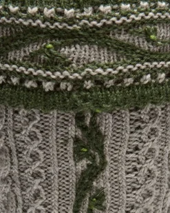 Zopfraute Handstrick-Loferl