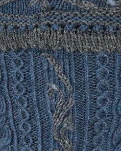 Zopfraute Handstrick-Loferl