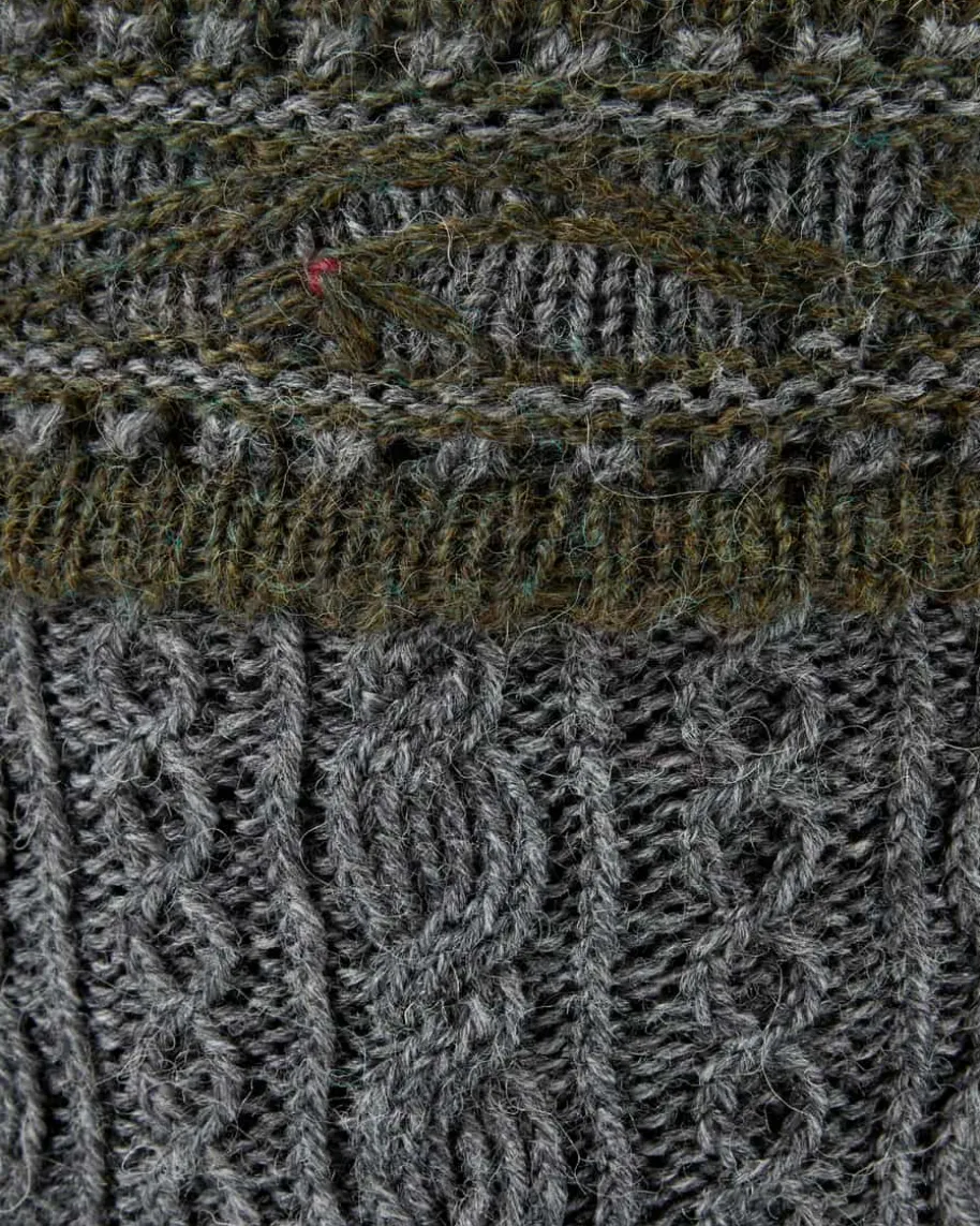 Zopfraute Handstrick-Loferl